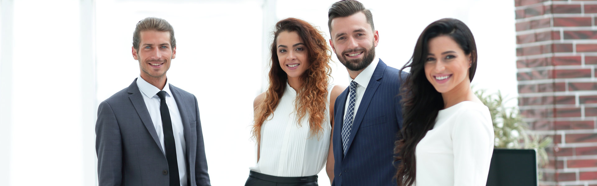 successful business team in office